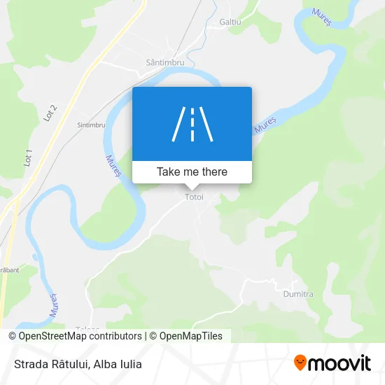 Strada Râtului map
