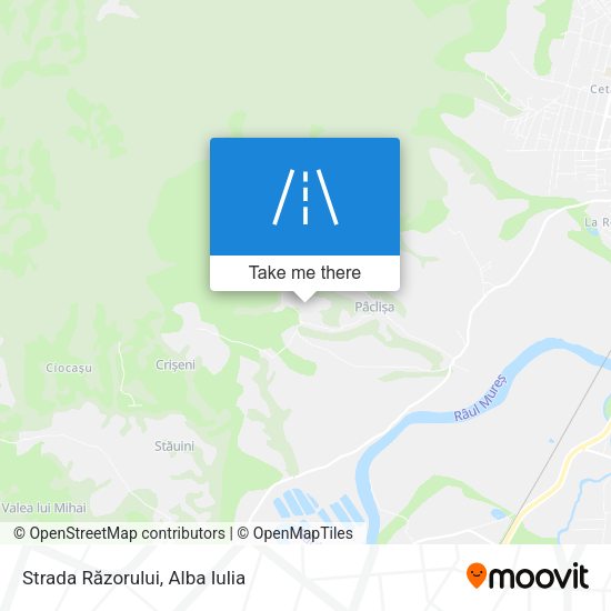 Strada Răzorului map