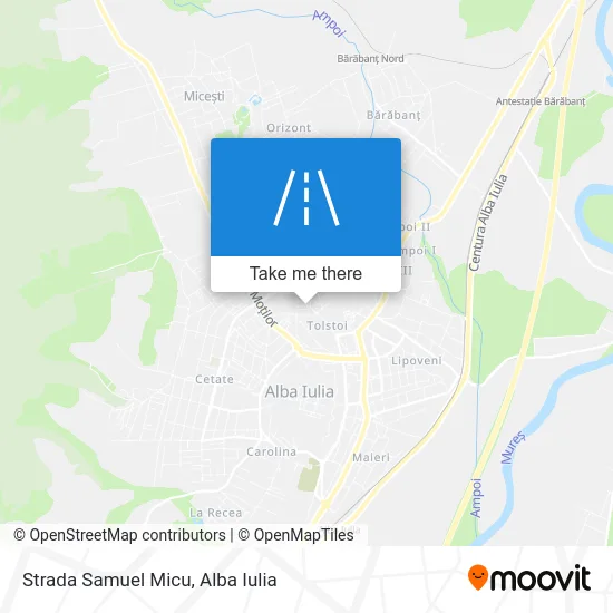 Strada Samuel Micu map
