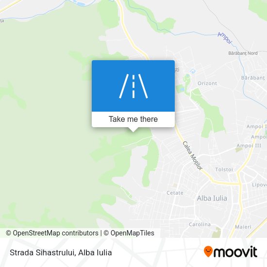 Strada Sihastrului map