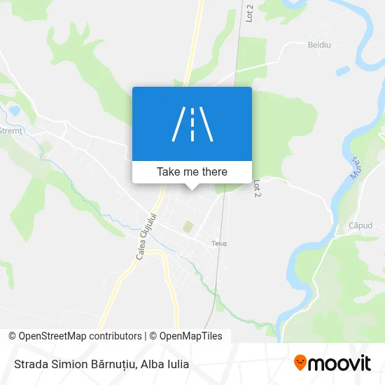 Strada Simion Bărnuțiu map