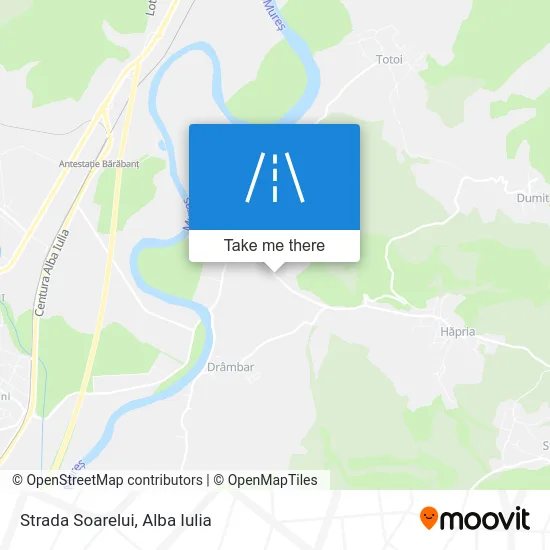 Strada Soarelui map