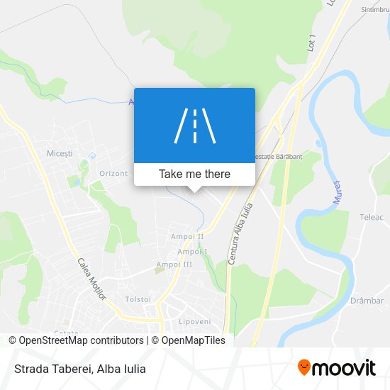 Strada Taberei map