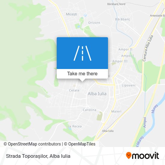 Strada Toporașilor map