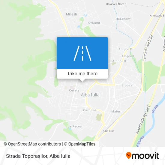 Strada Toporașilor map