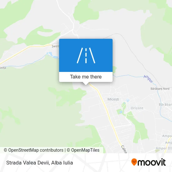 Strada Valea Devii map