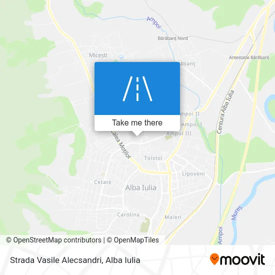Strada Vasile Alecsandri map