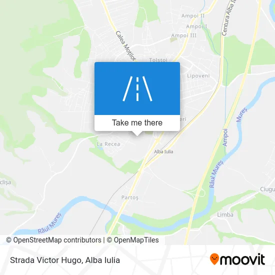 Strada Victor Hugo map