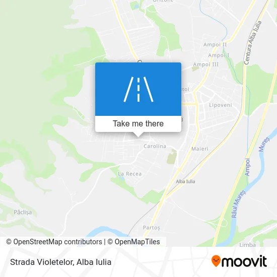 Strada Violetelor map