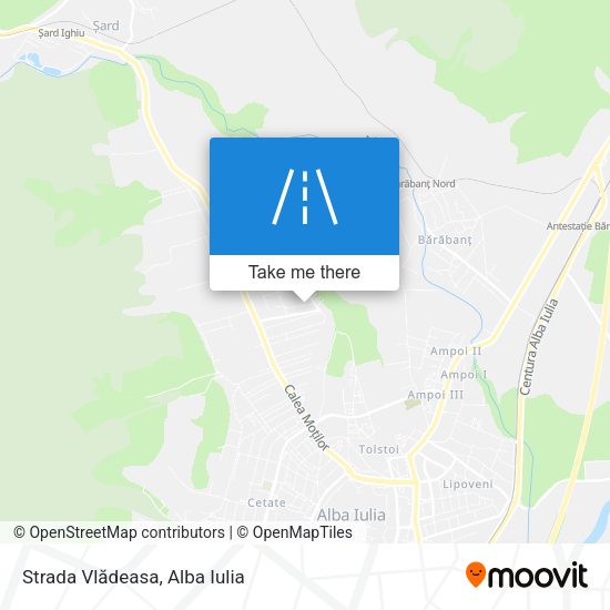 Strada Vlădeasa map