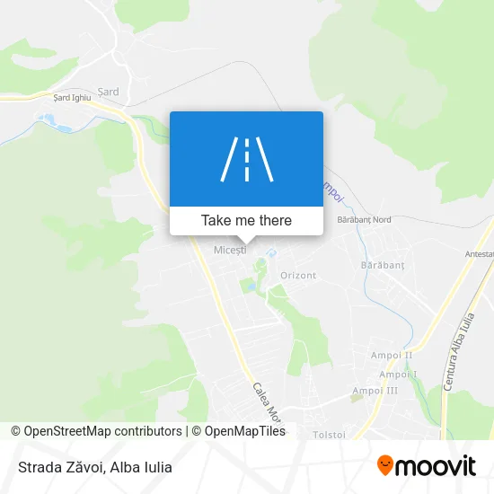 Strada Zăvoi map