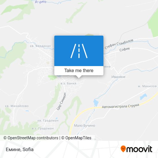 Емине map