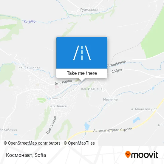 Карта Космонавт