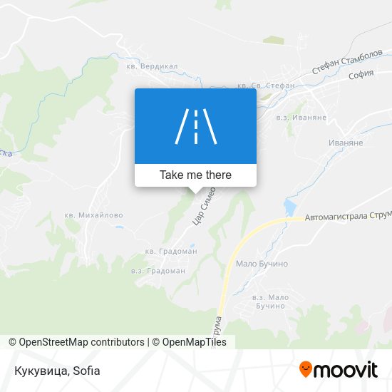 Кукувица map