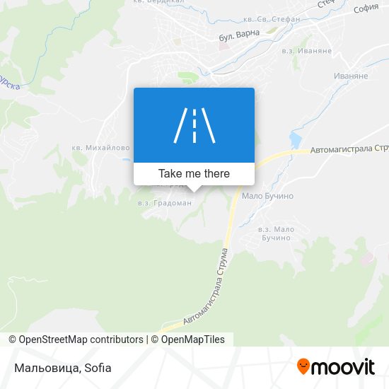 Мальовица map