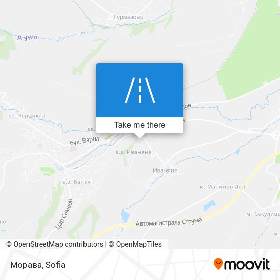 Морава map