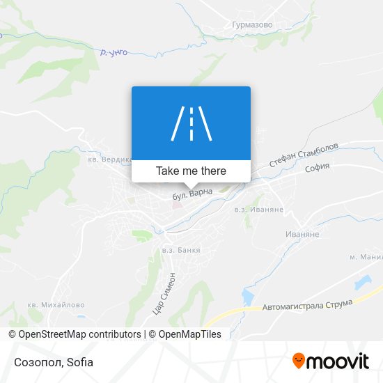 Созопол map