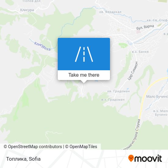 Карта Топлика