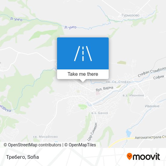 Карта Требего