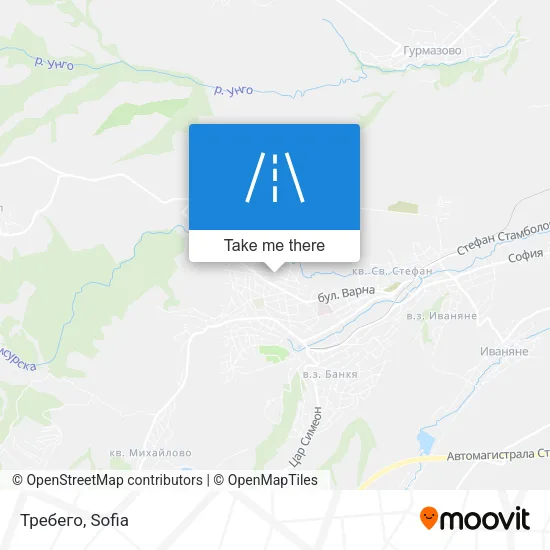Карта Требего