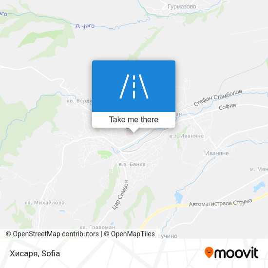 Хисаря map