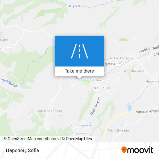 Царевец map