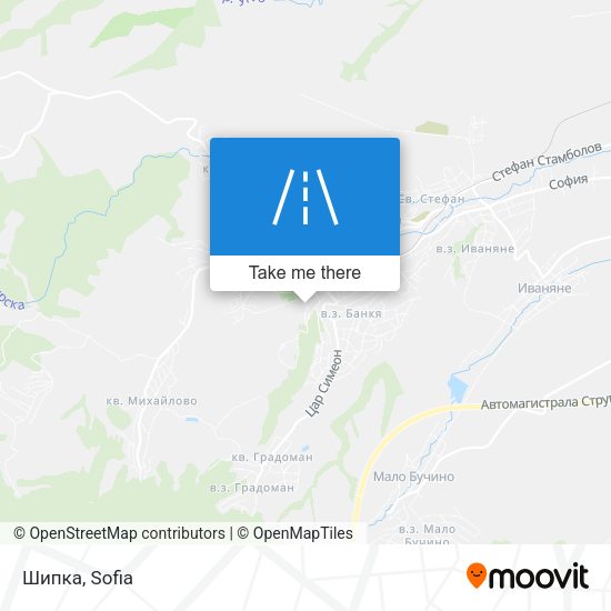 Шипка map