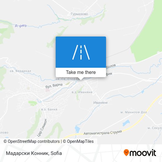 Мадарски Конник map