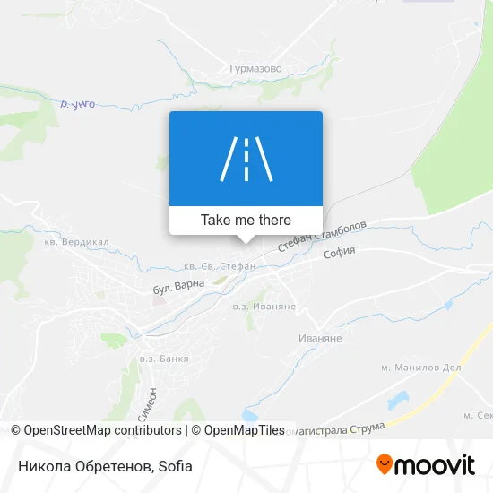 Карта Никола Обретенов