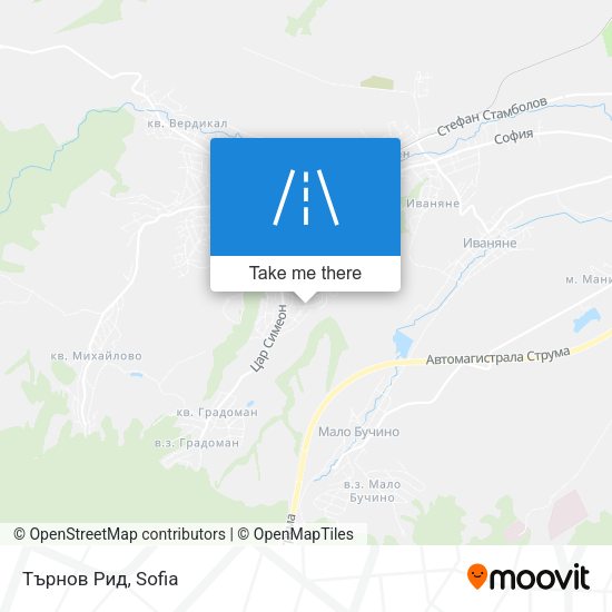 Търнов Рид map