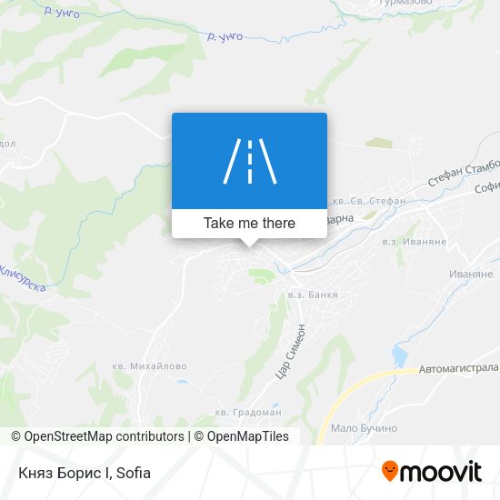 Княз Борис I map