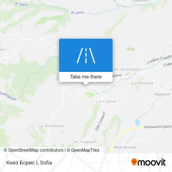 Княз Борис I map