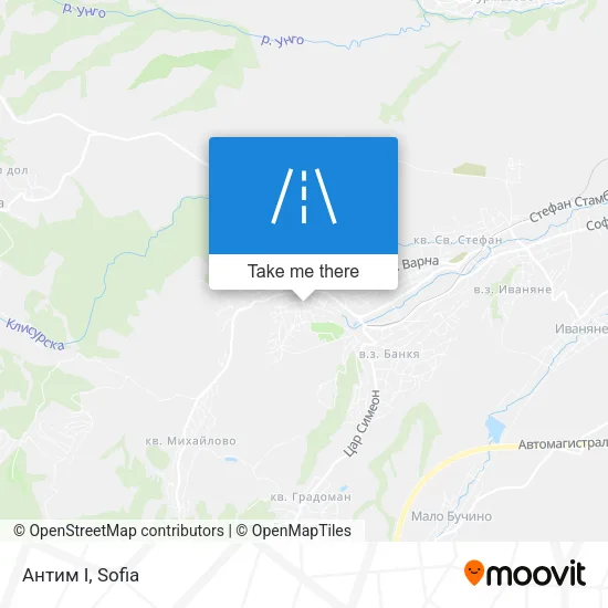 Антим I map
