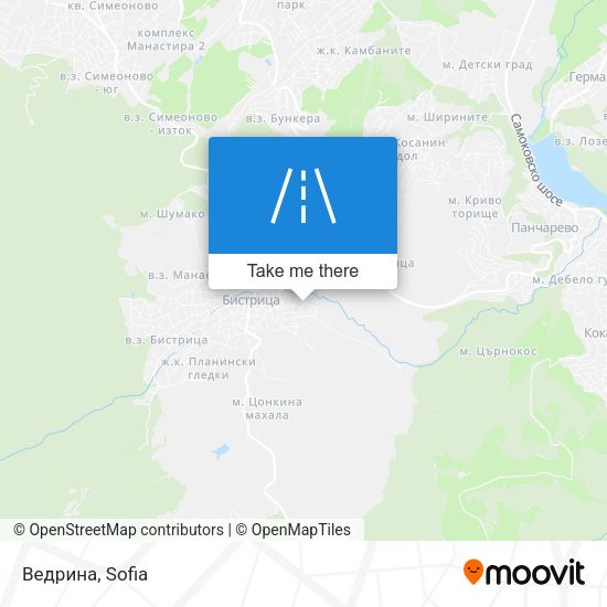 Ведрина map