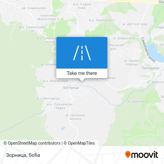Карта Зорница