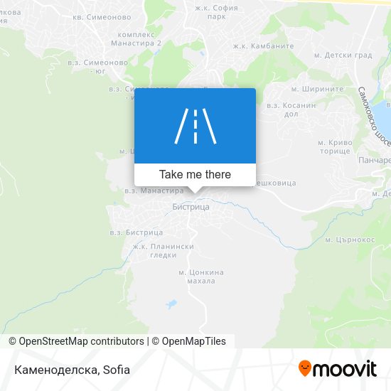 Каменоделска map