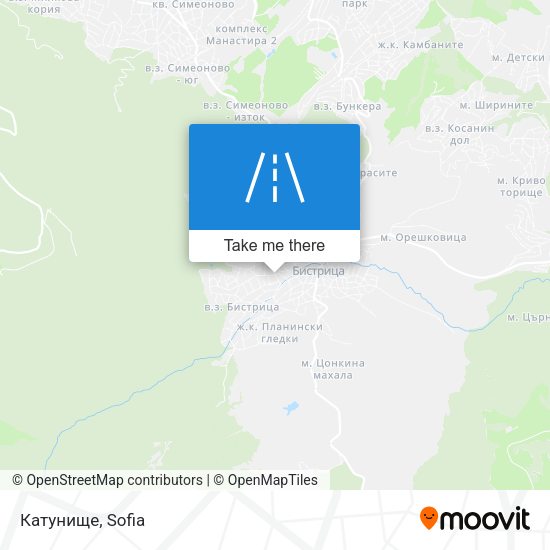Катунище map