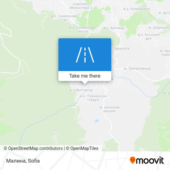 Карта Малина