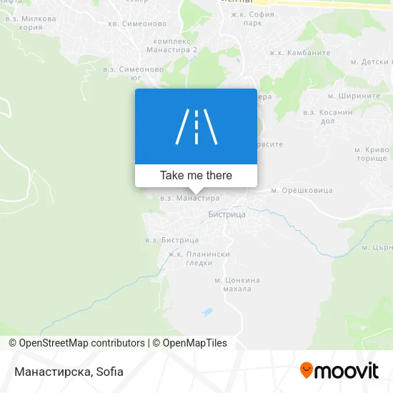 Карта Манастирска