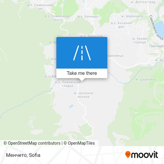 Менчето map