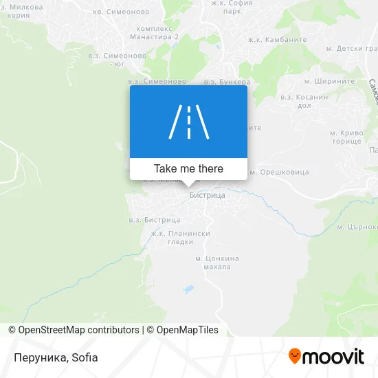 Карта Перуника