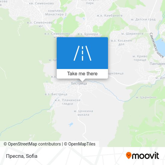 Карта Преспа