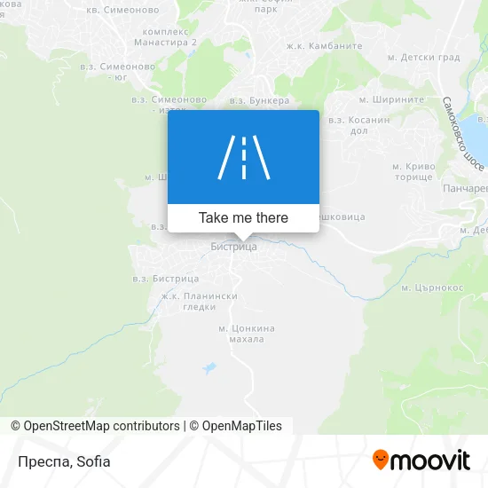Карта Преспа