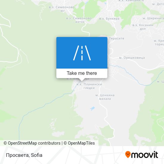Просвета map
