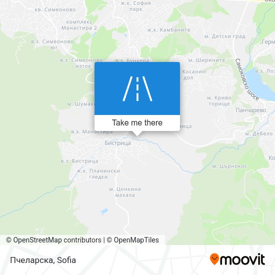 Пчеларска map