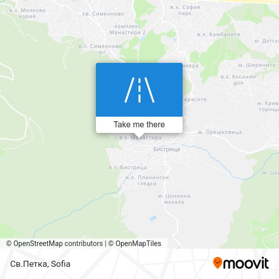 Св.Петка map
