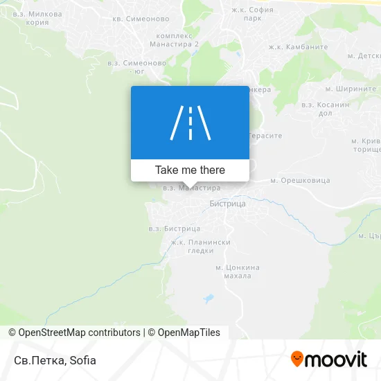 Карта Св.Петка