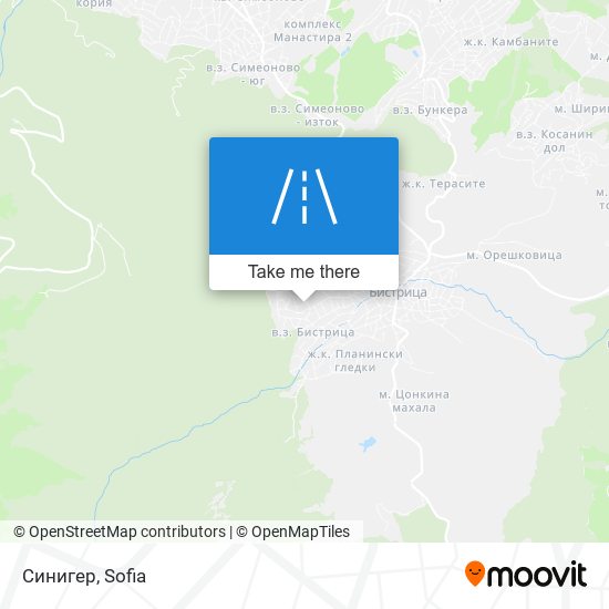 Синигер map