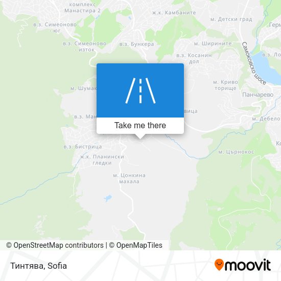 Тинтява map