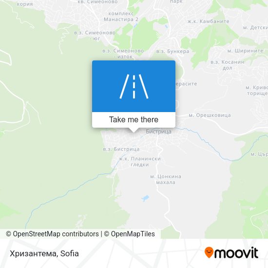 Карта Хризантема